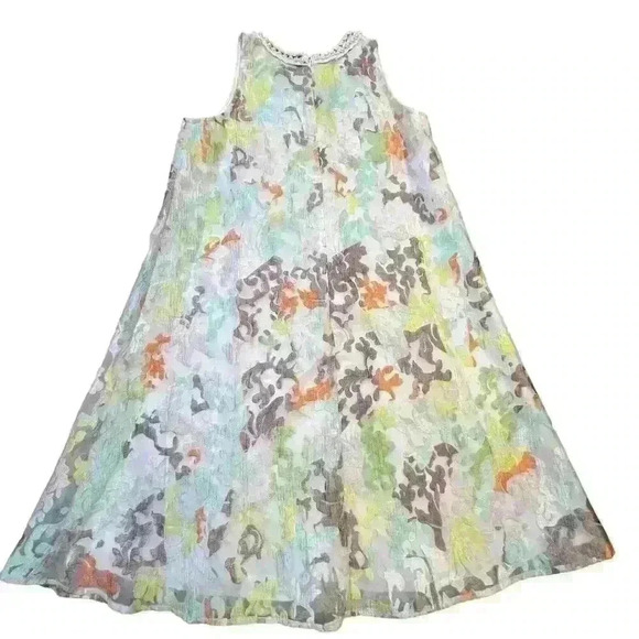 Badgley Mishka Colorful Shift Dress Size 2 Embellished Cocktail Wedding Lined - Picture 3 of 8